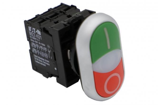 Doppeldrucktaster rot grün 